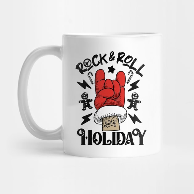 Christmas Rock and Roll Holiday by KidzArtWork
